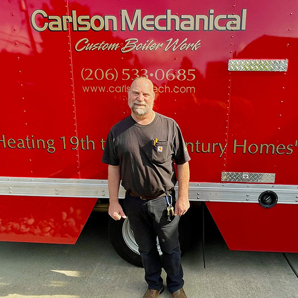 Dennis mechanic at Carlson Mechanical